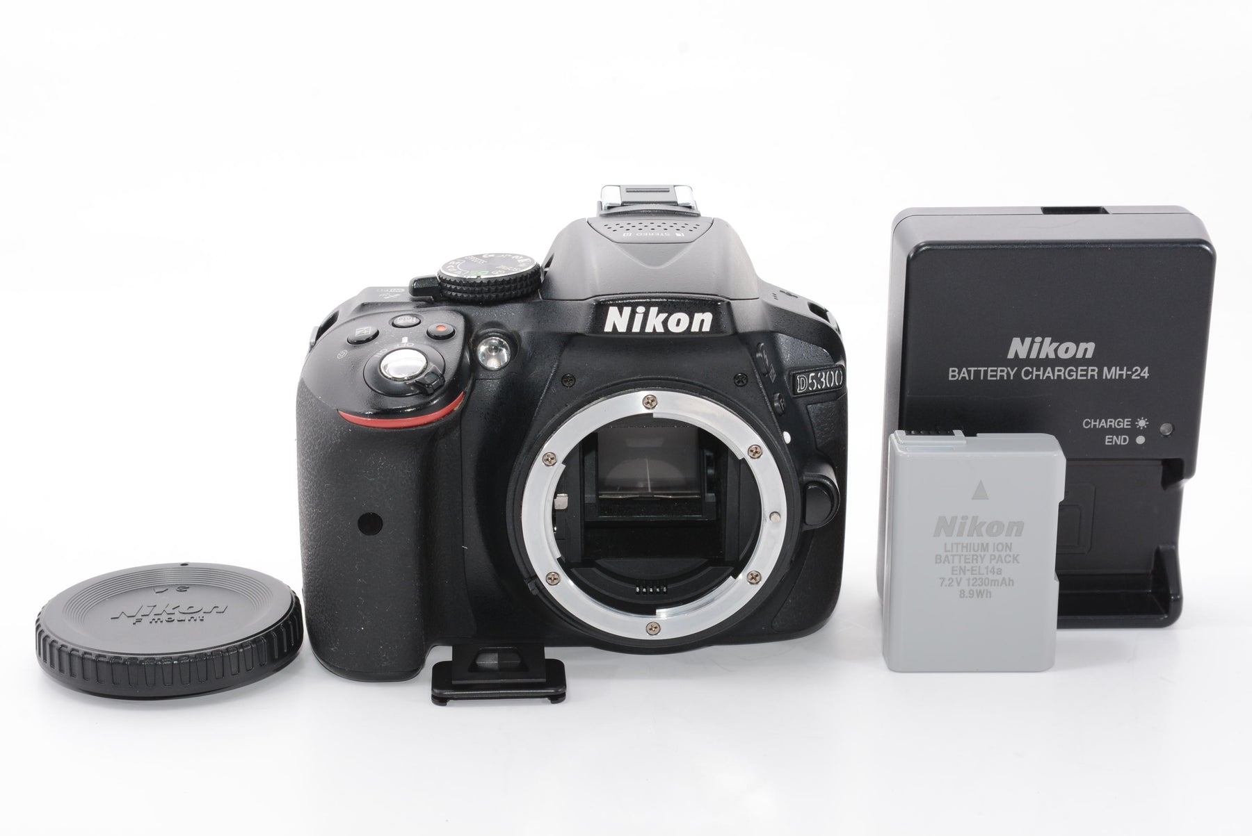 【外観並級】Nikon デジタル一眼レフカメラ D5300 ブラック 2400万画素 3.2型液晶 D5300BK