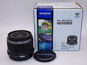 【外観特上級】OLYMPUS M.ZUIKO DIGITAL 25mm F1.8 ブラック マイクロフォーサーズ用 単焦点レンズ