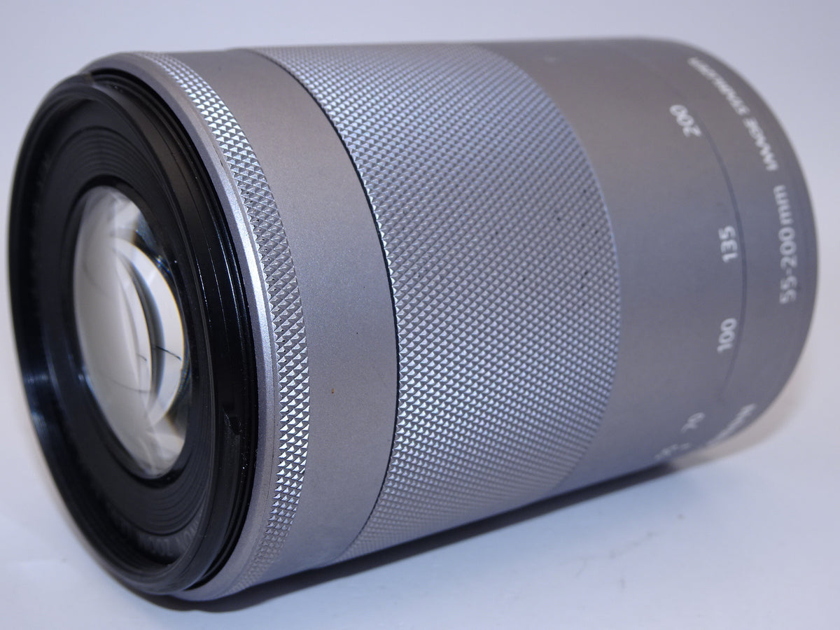 【外観特上級】Canon EF-M55-200mm F4.5-6.3 IS STM シルバー