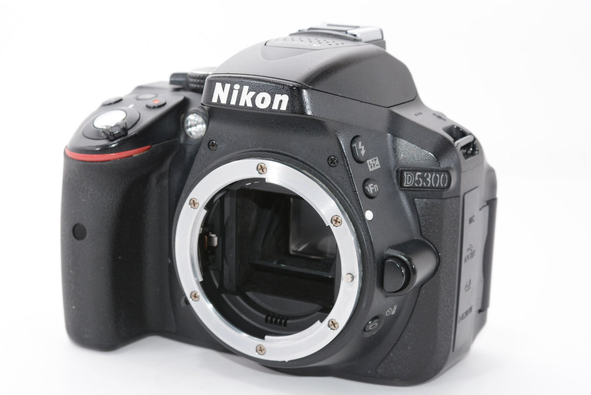 【外観並級】Nikon デジタル一眼レフカメラ D5300 ブラック 2400万画素 3.2型液晶 D5300BK