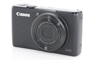 【外観特上級】Canon デジタルカメラ Powershot S95 PSS95 1000万画素高感度CCD 光学3.8倍ズーム 広角28mm 3.0型液晶 F2.0