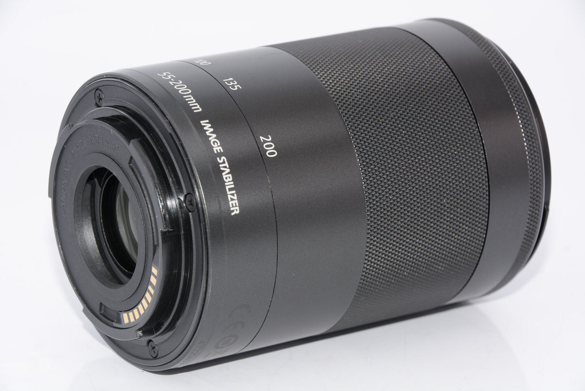 【外観特上級】Canon 望遠ズームレンズ EF-M55-200mm F4.5-6.3 IS STM ミラーレス専用 EF-M55-200ISSTM