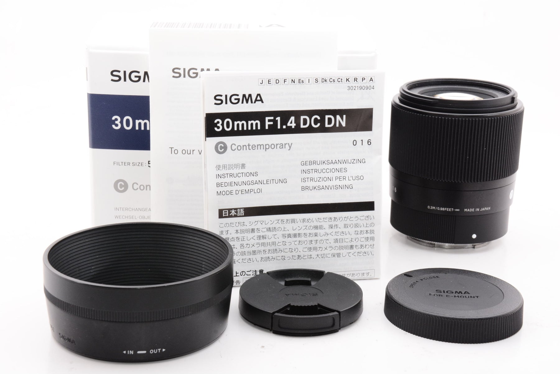 SIGMA 30mm F1.4 DC DN | Sony Eマウント APS-C