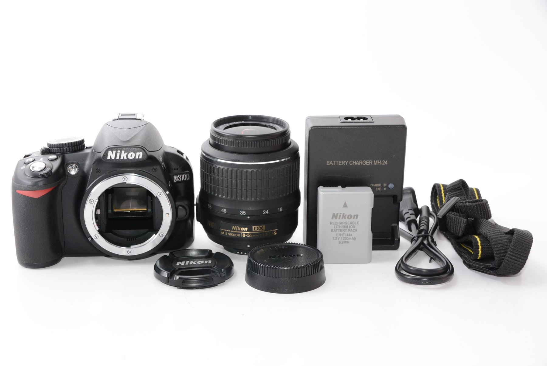 Nikon D3100 一眼レフカメラ ズームレンズ 単焦点レンズ付き