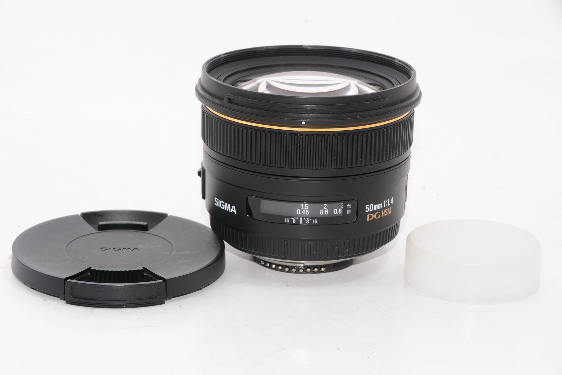 【外観特上級】SIGMA 単焦点標準レンズ 50mm F1.4 EX DG HSM ニコン用 フルサイズ対応 310554