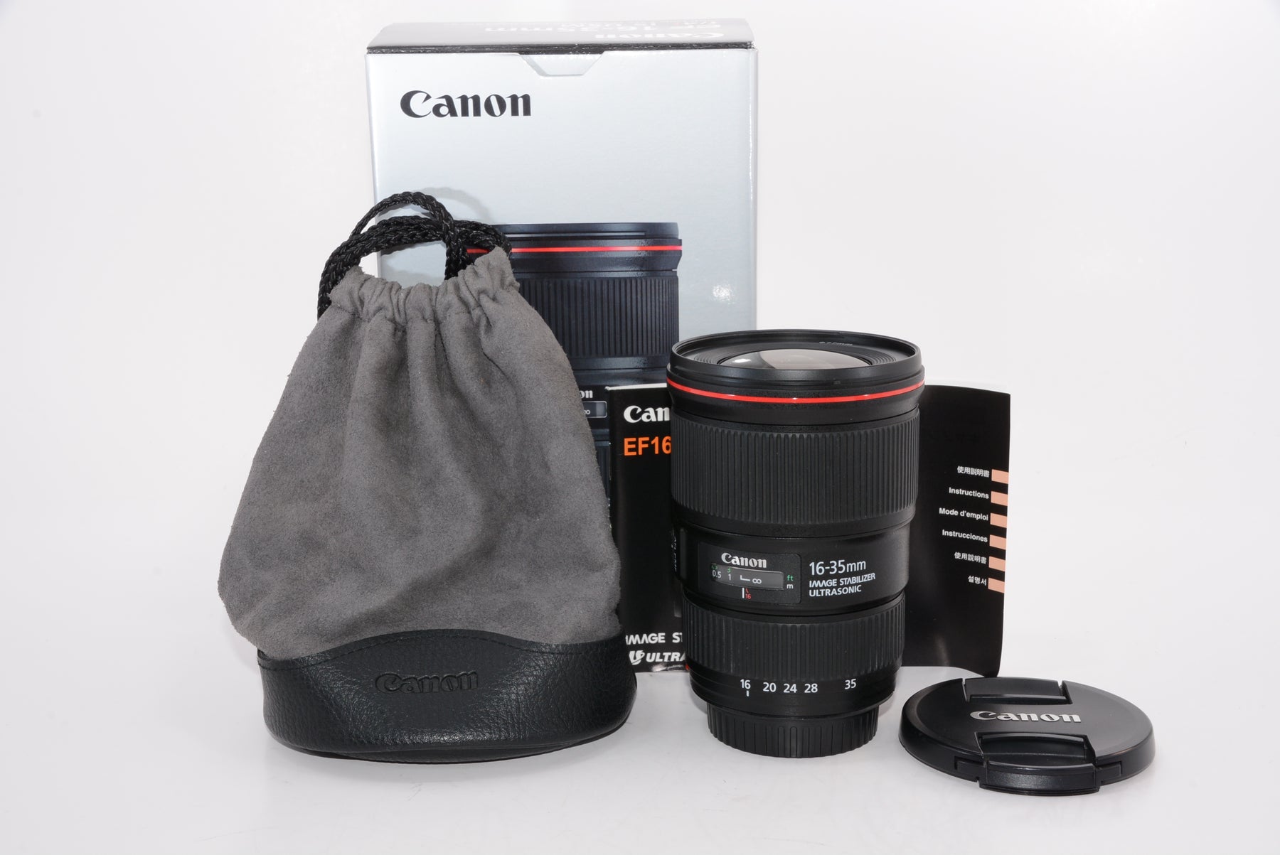 外観特上級】Canon 広角ズームレンズ EF16-35mm F4L IS USM フルサイズ