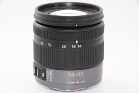 【外観特上級】パナソニック 標準ズームレンズ マイクロフォーサーズ用 ルミックス G VARIO 14-45mm/F3.5-5.6 ASPH/MEGA O.I.S. H-FS014045