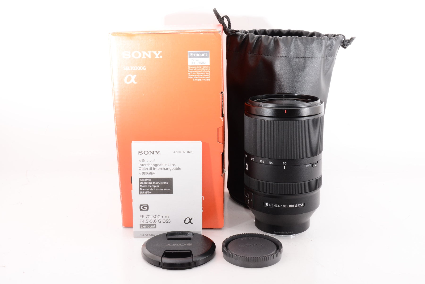 SONY フルサイズ対応レンズ　SEL70300G FE 70-300mm
