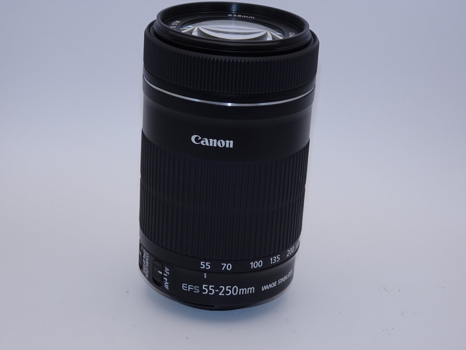 【外観特上級】Canon 望遠ズームレンズ EF-S55-250mm F4-5.6 IS STM APS-C対応 EF-S55-250ISSTM