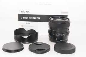 【外観特上級】SIGMA シグマ Lマウント レンズ 24mm F2 DG DN 単焦点 広角 フルサイズ Contemporary ミラーレス 専用