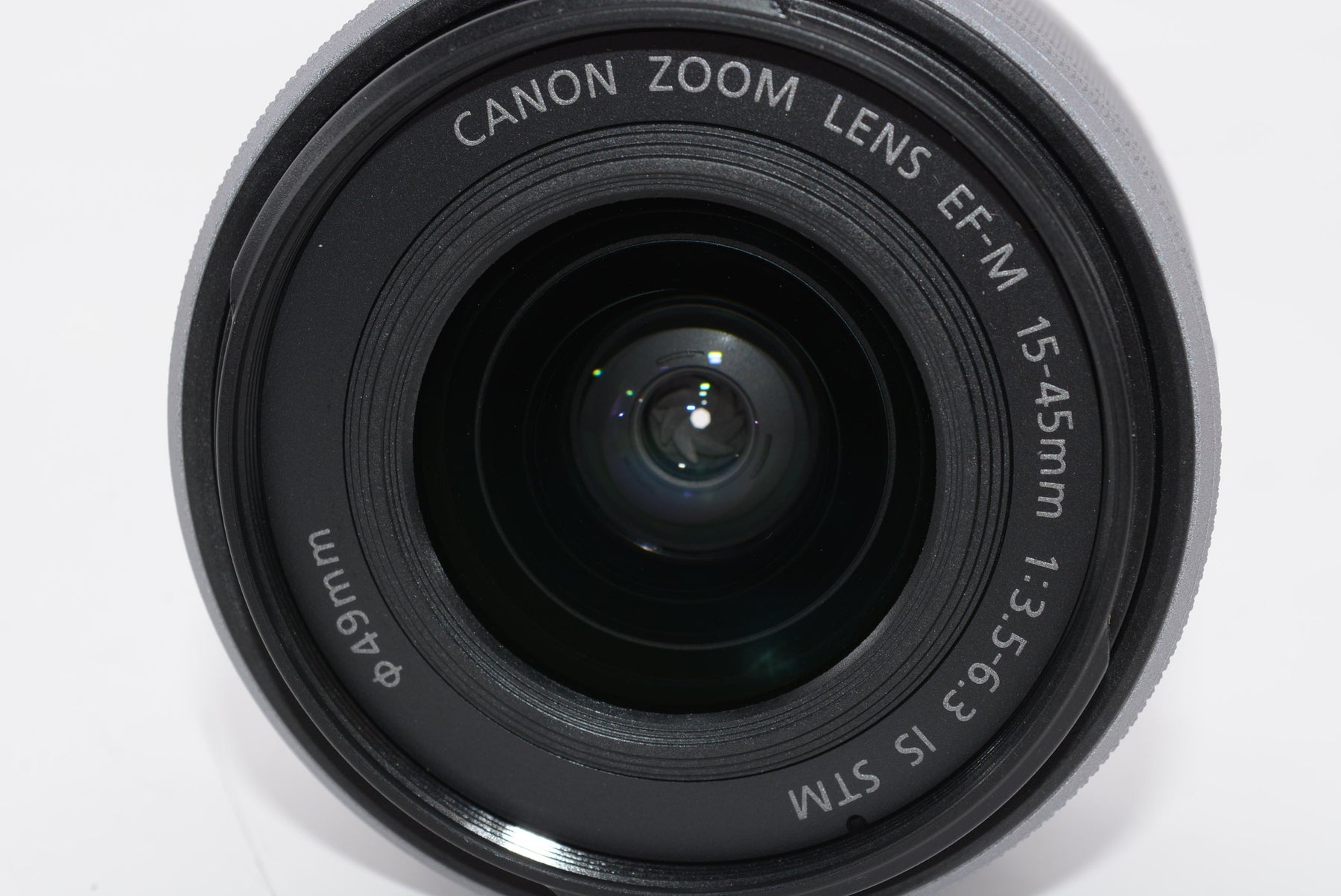 【外観特上級】Canon 標準ズームレンズ EF-M15-45mm F3.5-6.3IS STM(シルバー) ミラーレス一眼対応 EF-M15-45ISSTMSL