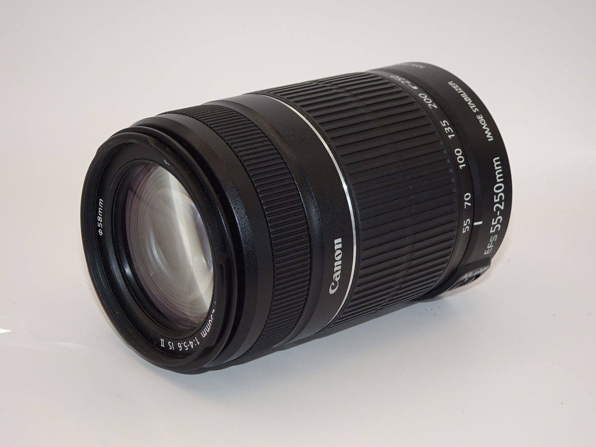 【外観特上級】Canon 望遠ズームレンズ EF-S55-250mm F4-5.6 IS II