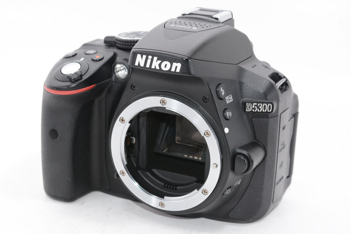 【外観特上級】Nikon デジタル一眼レフカメラ D5300 AF-P ダブルズームキット ブラック D5300WZ3