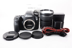 【外観特上級】Canon デジタル一眼レフカメラ EOS 6D Mark II EF24-105 IS STM レンズキット EOS6DMK2-24105ISSTMLK