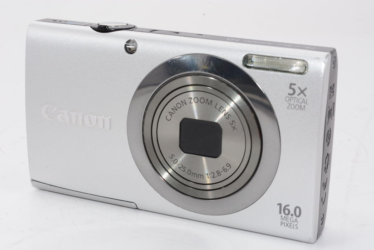 【外観特上級】Canon デジタルカメラ PowerShot A2300 シルバー 光学5倍ズーム 約1600万画素 PSA2300(SL)