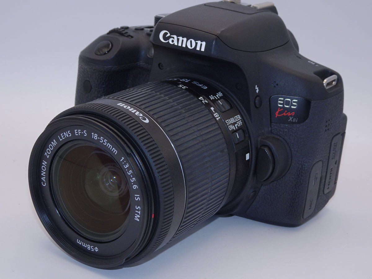 【外観特上級】Canon  EOS Kiss X8i レンズキット EF-S18-55mm F3.5-5.6 IS STM