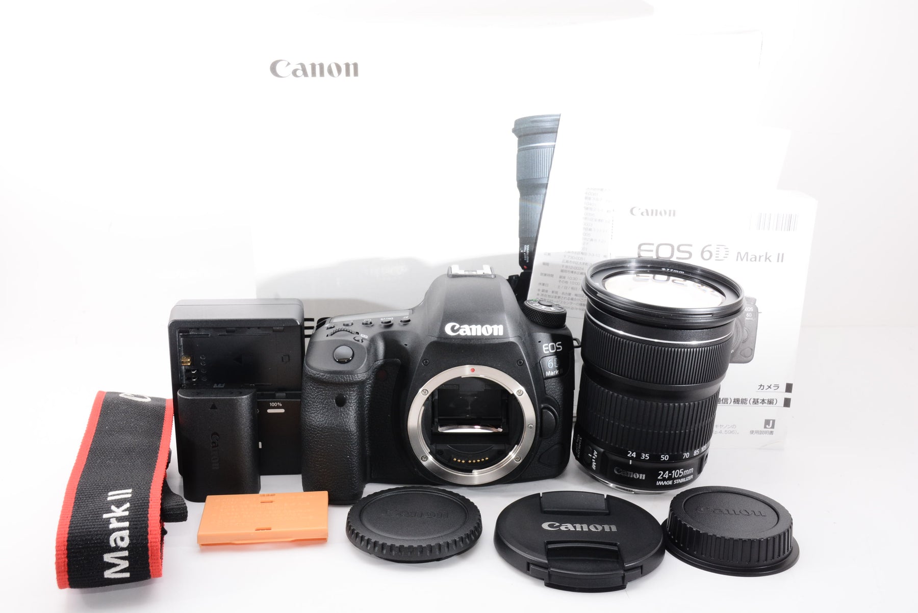 ほぼ新品】Canon デジタル一眼レフカメラ EOS 6D Mark II EF24-105 IS 