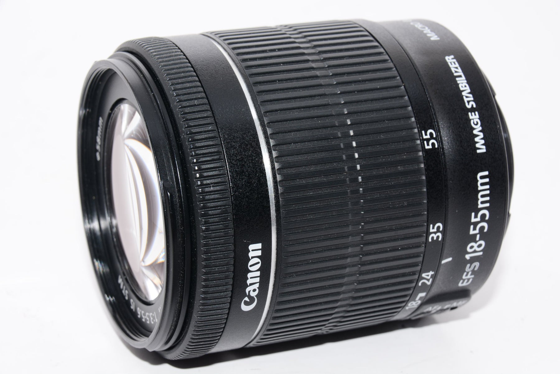 【外観特上級】Canon 標準ズームレンズ EF-S18-55mm F3.5-5.6 IS STM APS-C対応