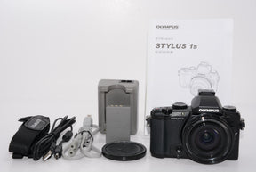 【外観特上級】OLYMPUS デジタルカメラ STYLUS-1S 28-300mm 全域F2.8 光学10.7倍ズーム ブラック STYLUS-1S BLK