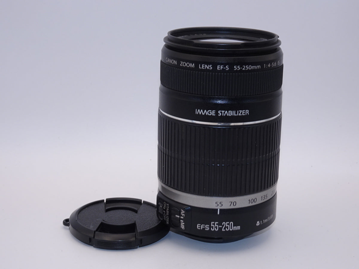 【外観特上級】Canon 望遠レンズ EF-S55-250mm F4-5.6 IS