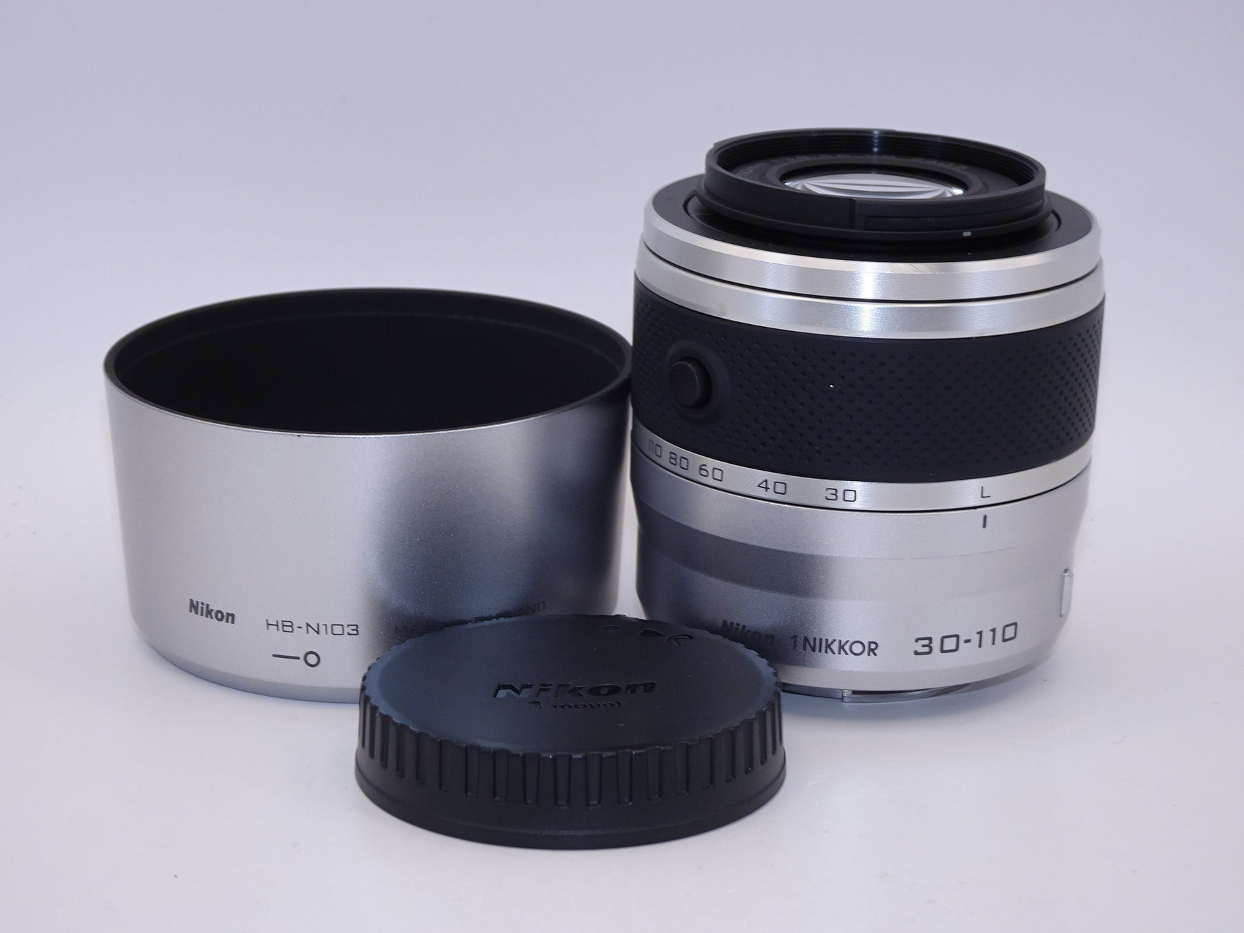 【外観特上級】Nikon 1 NIKKOR VR 30-110mm f/3.8-5.6 シルバー