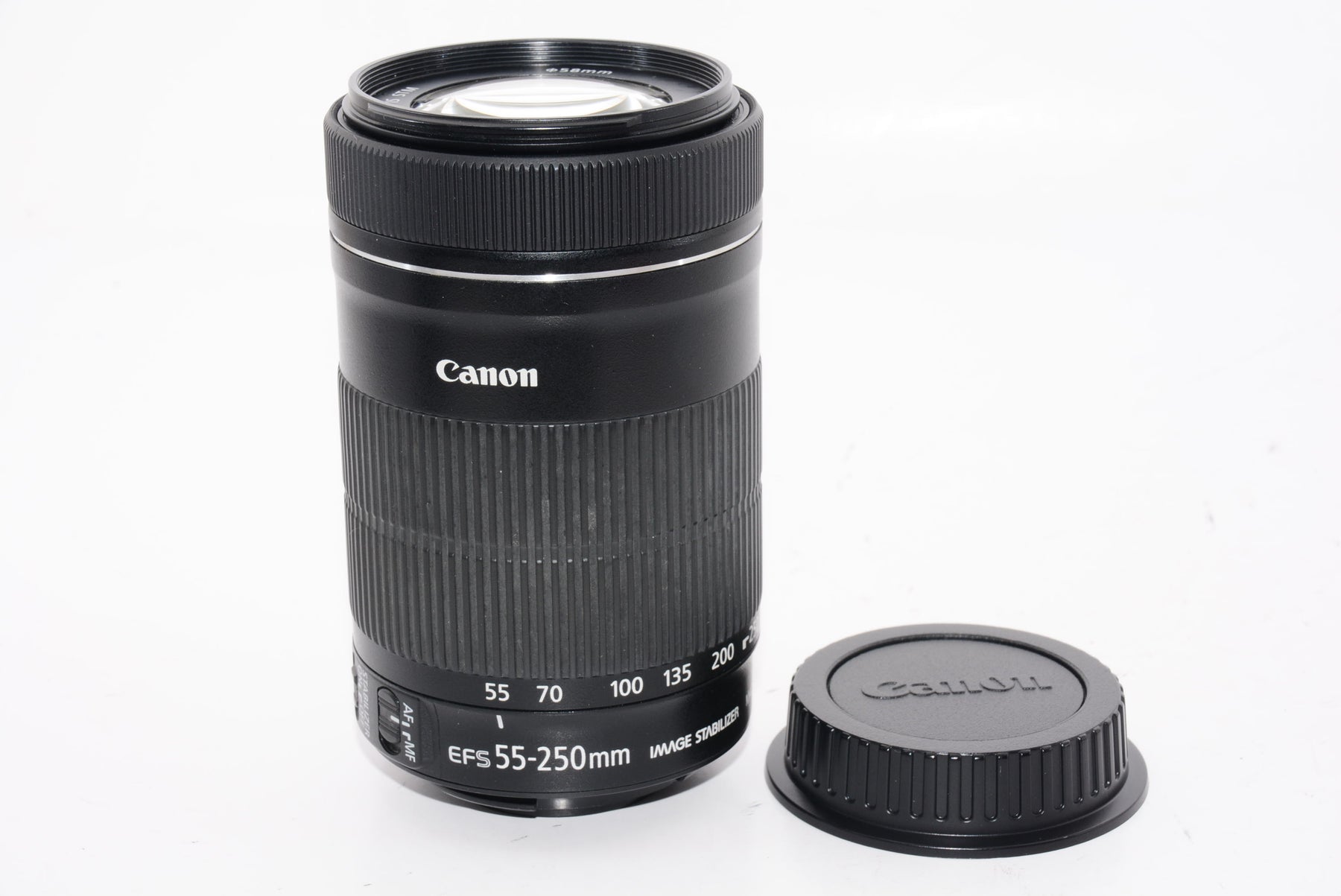 【外観特上級】Canon 望遠ズームレンズ EF-S55-250mm F4-5.6 IS STM APS-C対応 EF-S55-250ISSTM