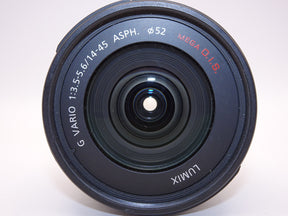 【外観特上級】パナソニック 標準ズームレンズ マイクロフォーサーズ用 ルミックス G VARIO 14-45mm/F3.5-5.6 ASPH/MEGA O.I.S. H-FS014045