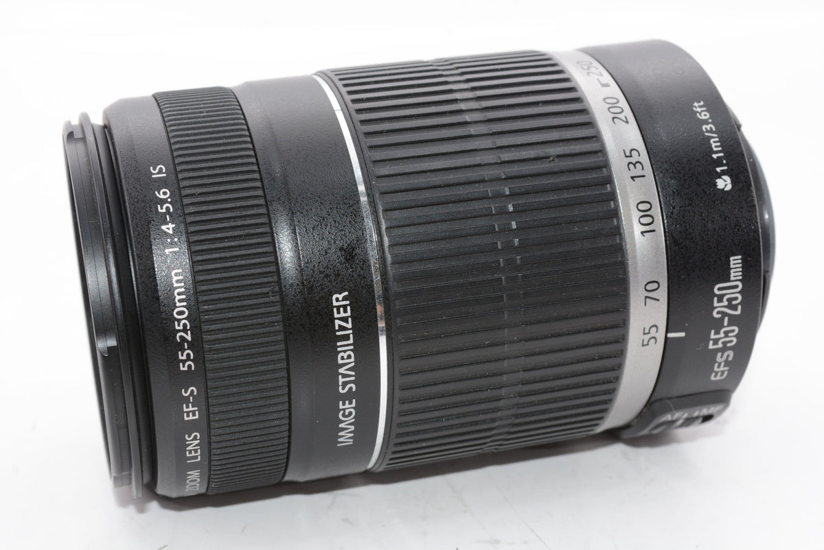 【外観特上級】Canon 望遠レンズ EF-S55-250mm F4-5.6 IS