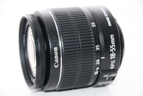 【外観特上級】Canon 標準ズームレンズ EF-S18-55mm F3.5-.5.6 IS II