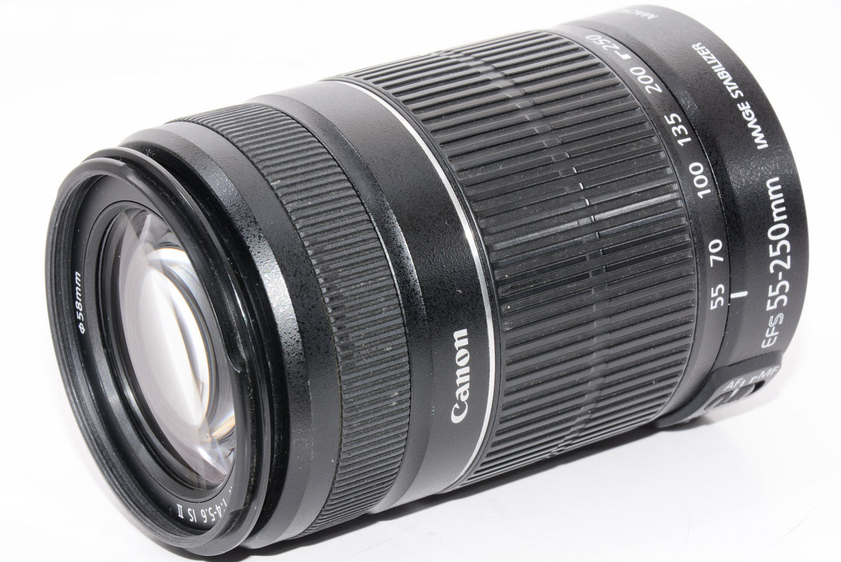 【外観並級】Canon 望遠ズームレンズ EF-S55-250mm F4-5.6 IS II