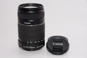 【外観特上級】Canon 望遠ズームレンズ EF-S55-250mm F4-5.6 IS II