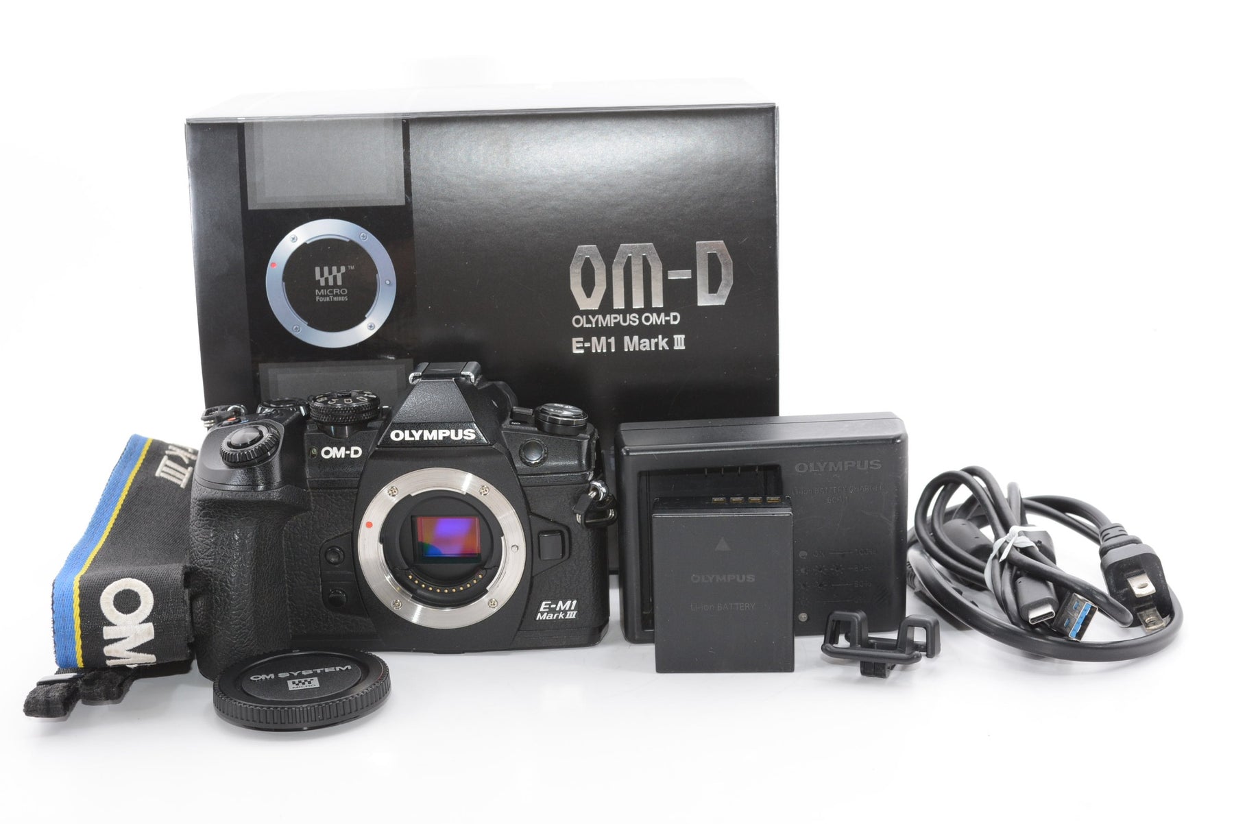 【外観並級】OLYMPUS ミラーレス一眼カメラ OM-D E-M1 MarkIII ボディー ブラック