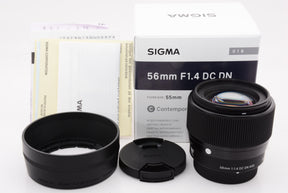 【外観特上級】SIGMA 56mm F1.4 DC DN | Contemporary C018 | Micro Four Thirds用 | ミラーレス専用