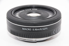 【外観特上級】Canon 単焦点広角レンズ EF-S24mm F2.8 STM APS-C対応 EF-S2428STM