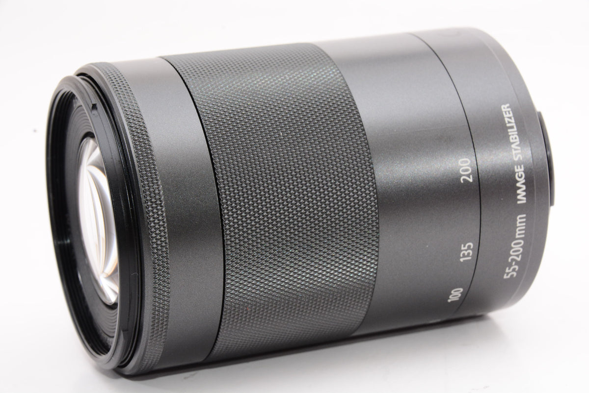 【外観特上級】Canon 望遠ズームレンズ EF-M55-200mm F4.5-6.3 IS STM ミラーレス専用 EF-M55-200ISSTM