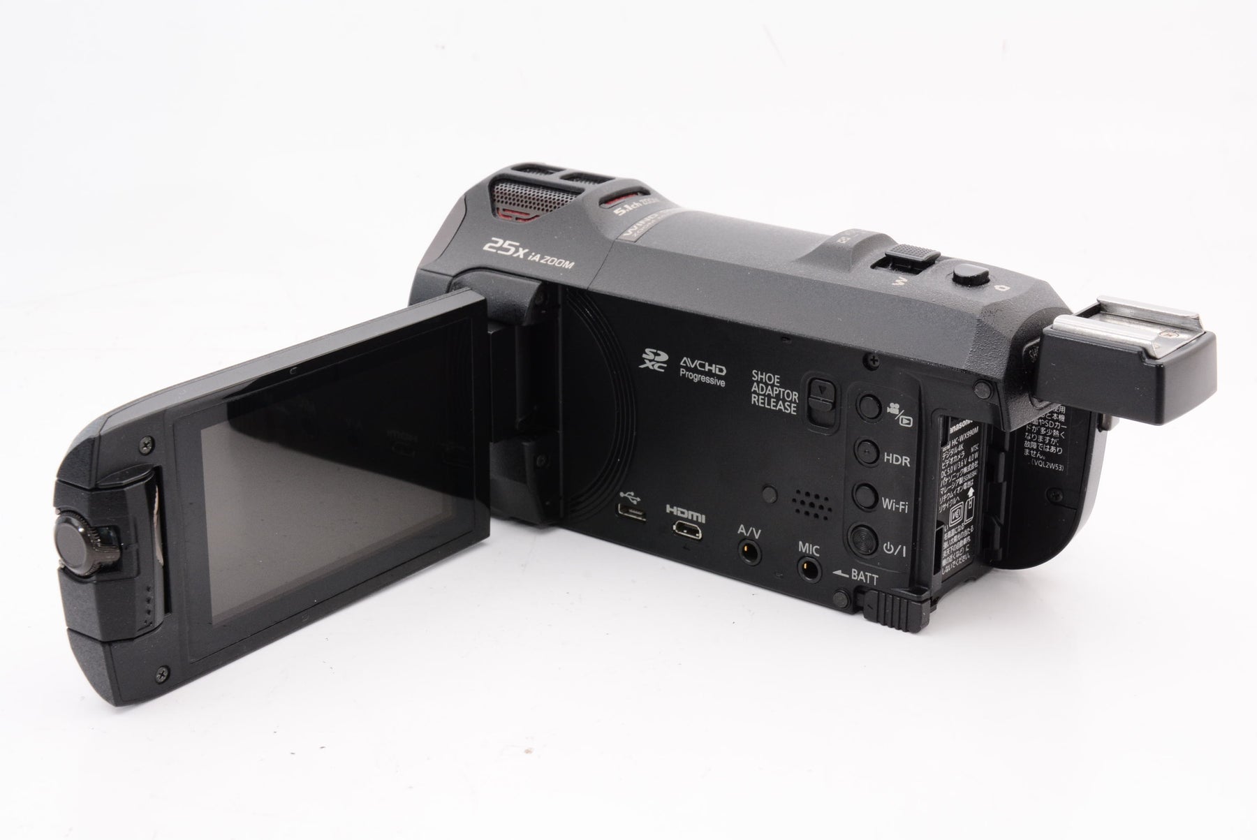 パナソニック 4K ビデオカメラ VX985M 64GB あとから補正 ホワイト HC-VX985M-W - 4