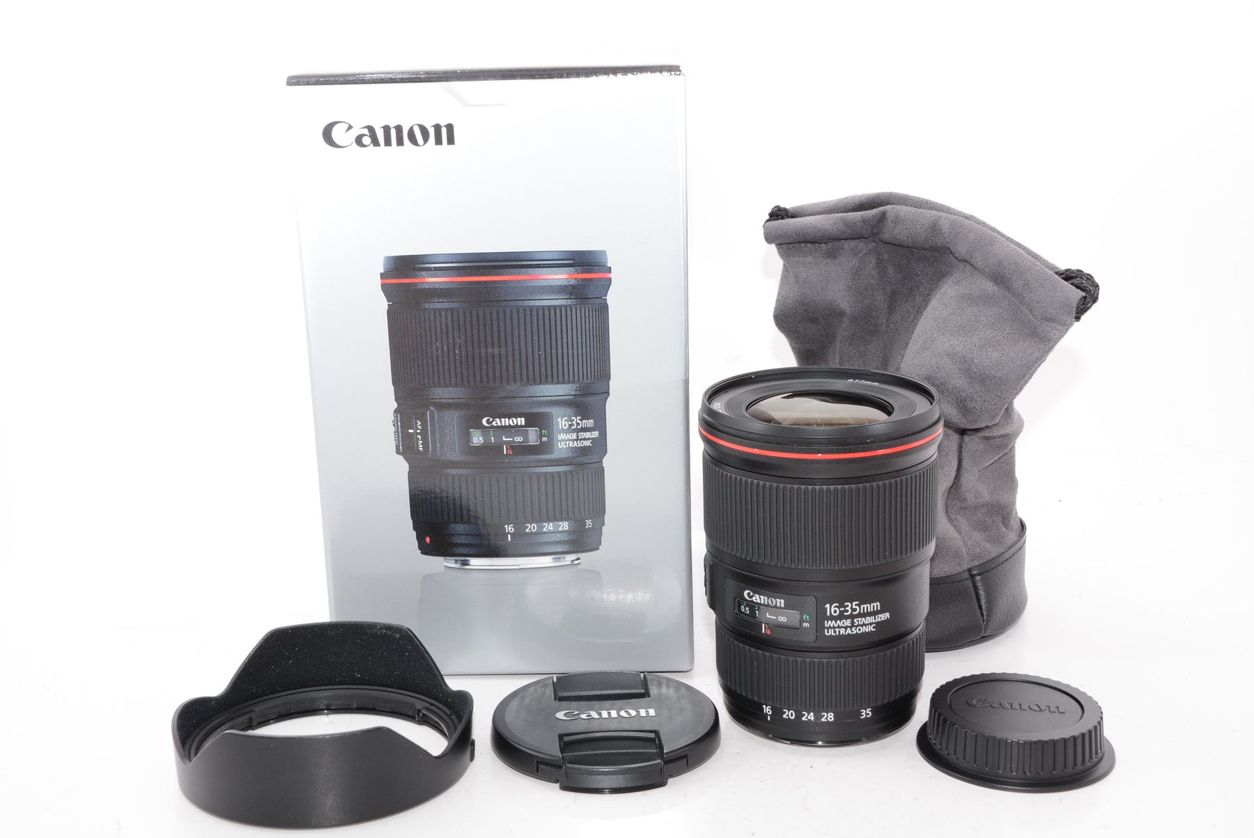 【外観特上級】Canon 広角ズームレンズ EF16-35mm F4L IS USM フルサイズ対応 EF16-3540LIS