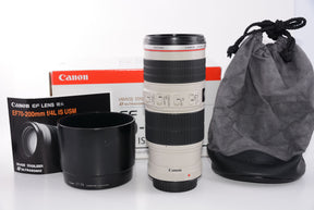 【外観特上級】Canon 望遠ズームレンズ EF70-200mm F4L IS USM フルサイズ対応