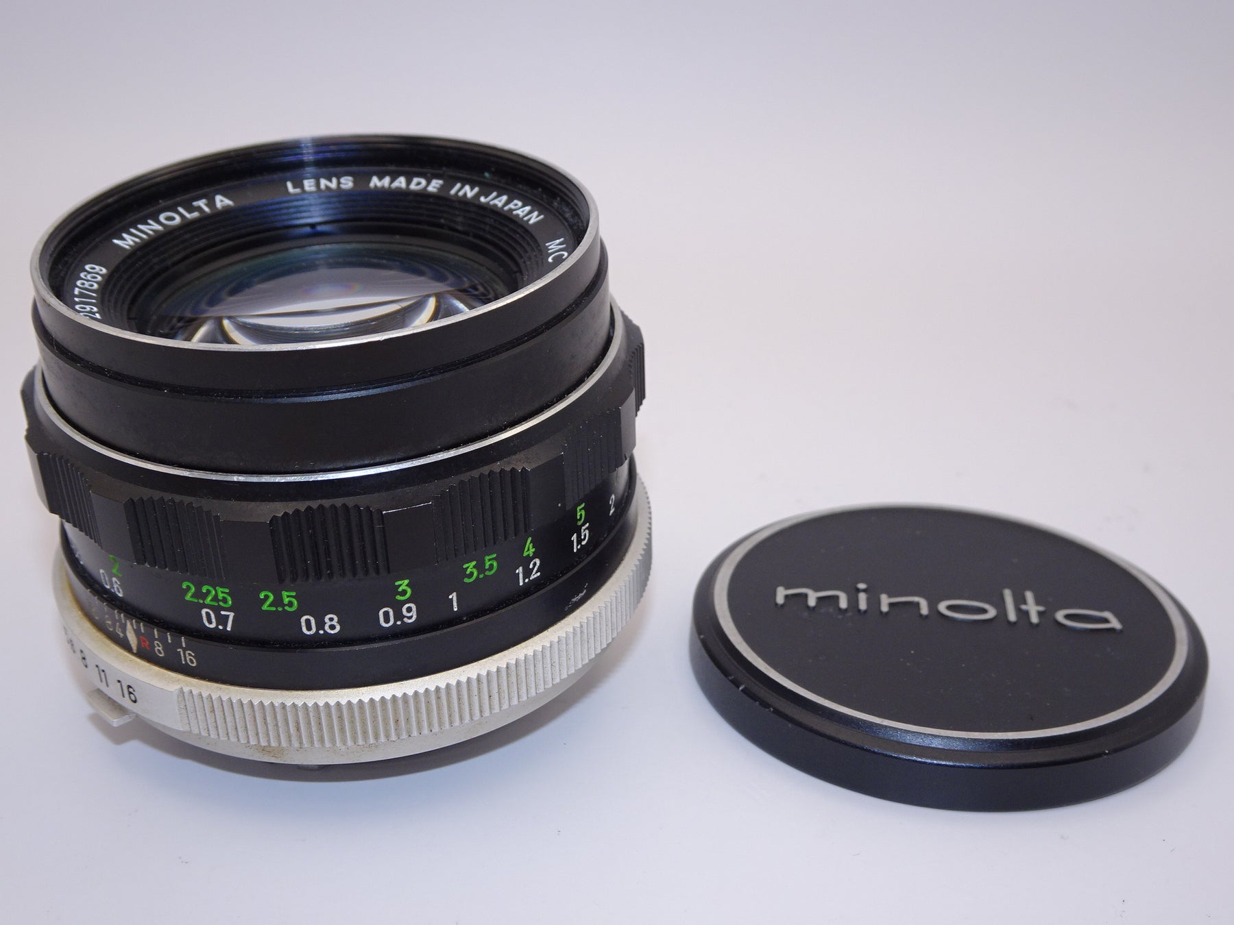 【外観並級】MINOLTA ミノルタ MC ROKKOR PF 55mm F1.7