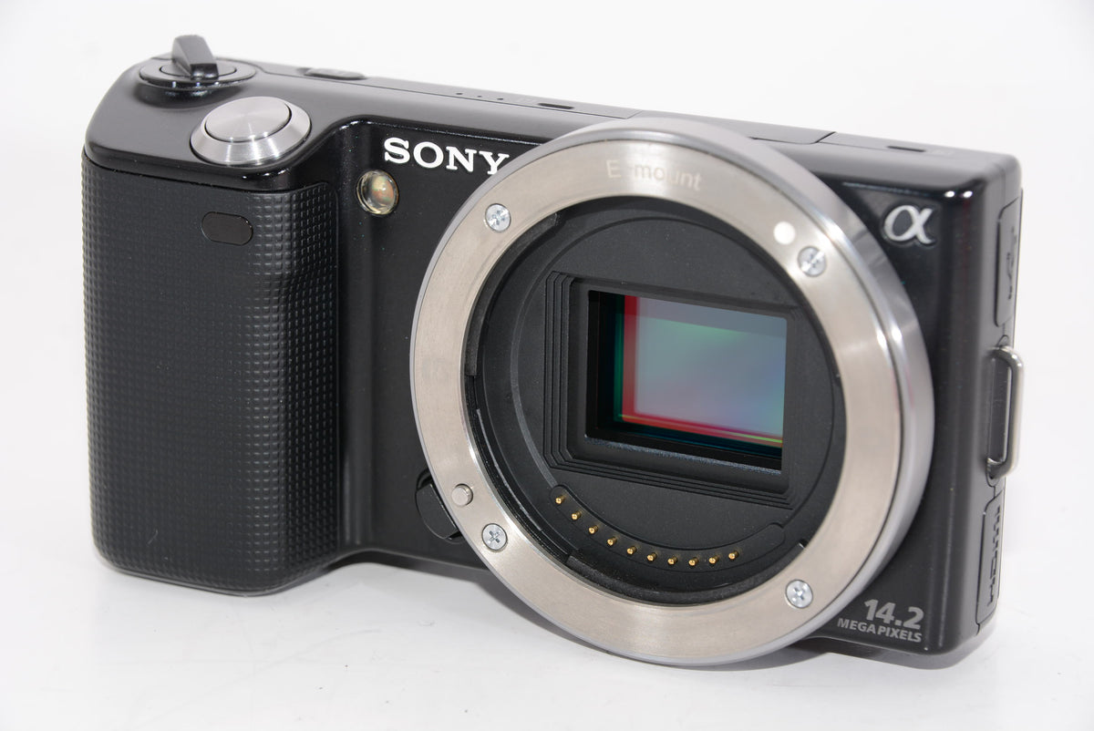 【外観特上級】ソニー SONY デジタル一眼α NEX-5 ズームレンズキット ブラック NEX-5K/B