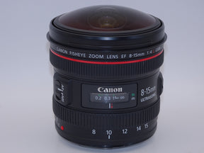 【外観特上級】Canon 超広角ズームレンズ EF8-15mm F4L フィッシュアイ USM フルサイズ対応