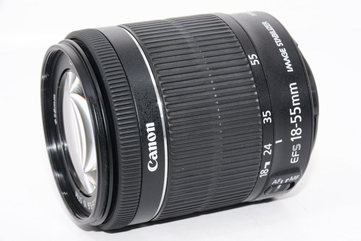 【外観特上級】Canon 標準ズームレンズ EF-S18-55mm F3.5-5.6 IS STM APS-C対応