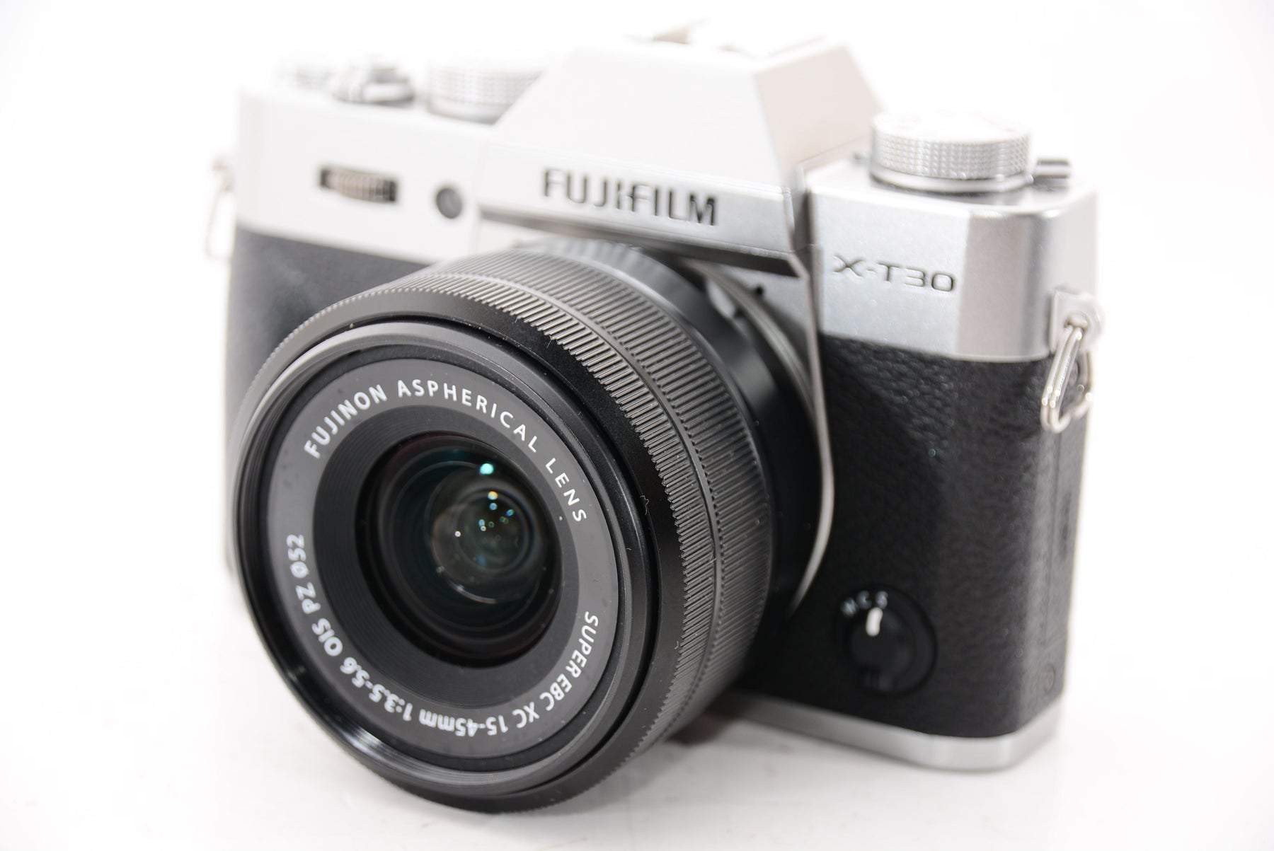 【外観特上級】FUJIFILM ミラーレス一眼カメラ X-T30XCレンズキット シルバー X-T30LK-1545-S