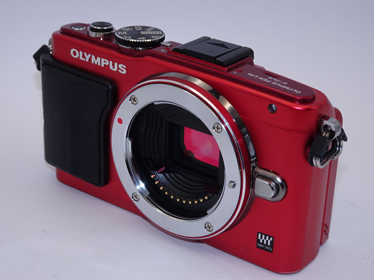 【外観特上級】OLYMPUS ミラーレス一眼 PEN Lite E-PL6 ボディ レッド E-PL6 BODY RED