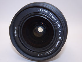 【外観特上級】Canon 標準ズームレンズ EF-S18-55mm F3.5-.5.6 IS II