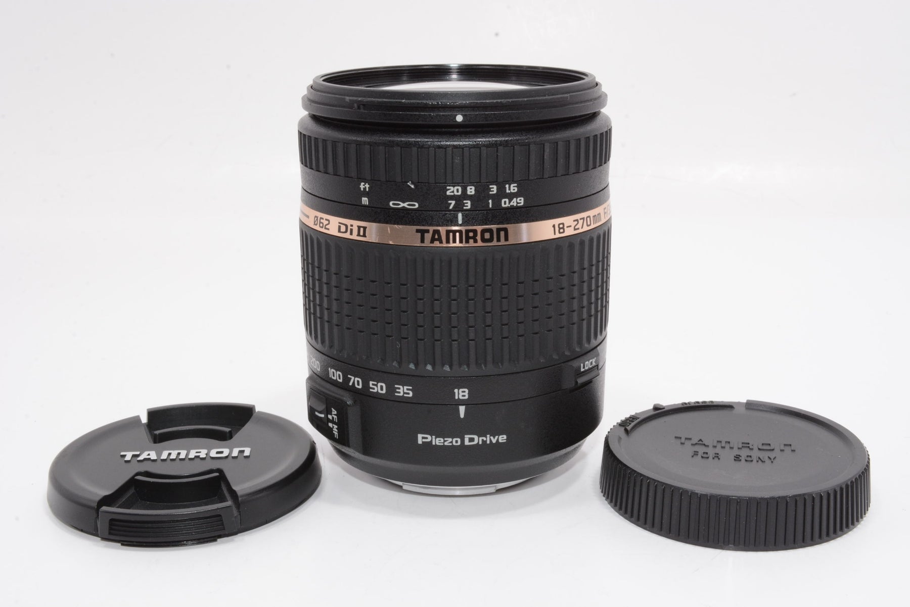 【外観特上級】TAMRON 高倍率ズームレンズ 18-270mm F3.5-6.3 DiII PZD ソニー用Aマウント APS-C専用 B008S