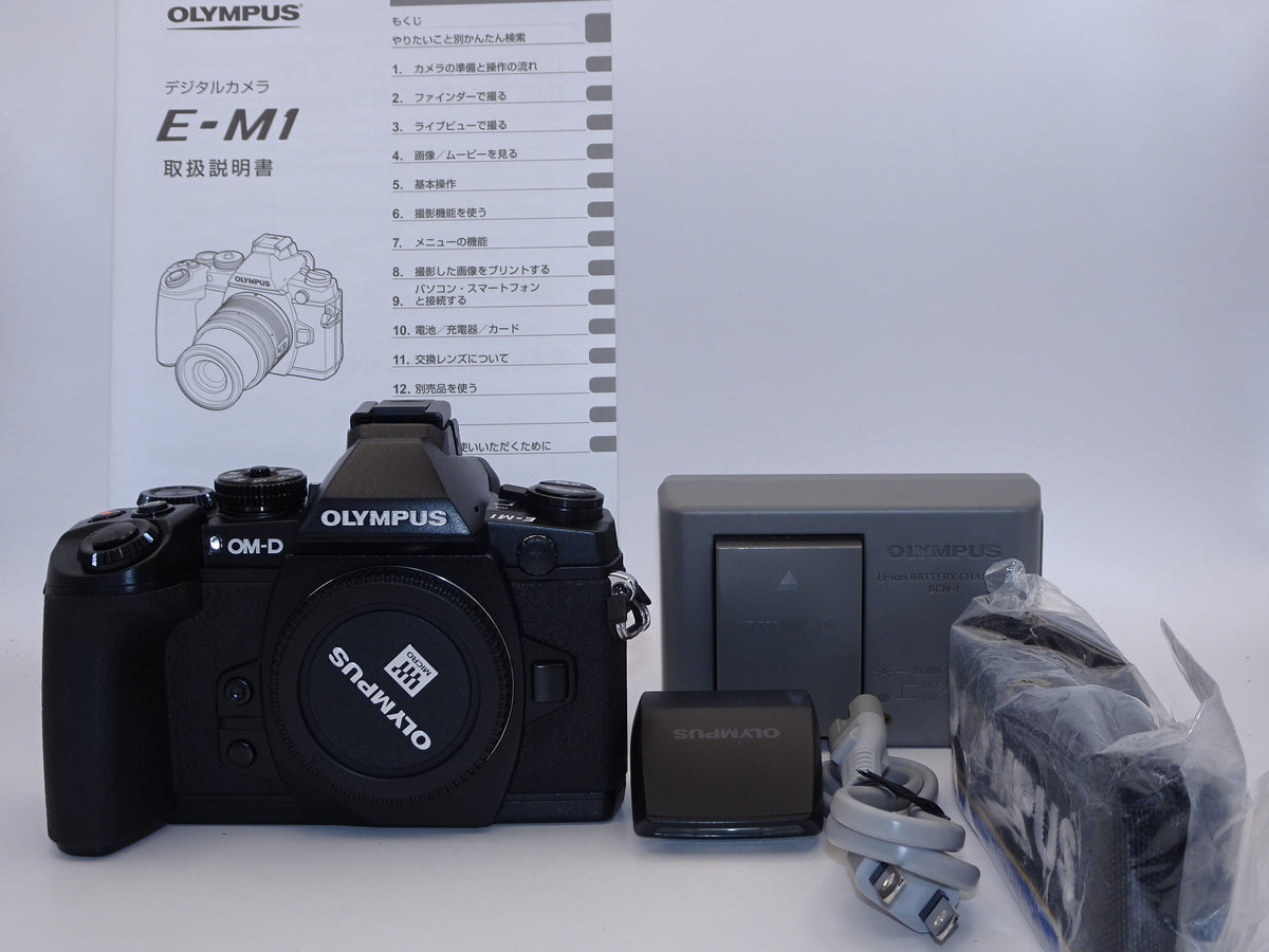 【外観特上級】OLYMPUS ミラーレス一眼 OM-D M1 ボディ ブラック