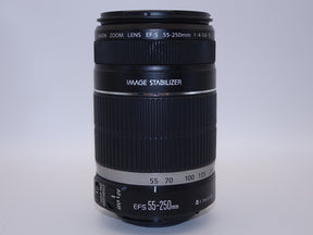 【外観特上級】Canon 望遠レンズ EF-S55-250mm F4-5.6 IS