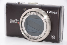 【オススメ】Canon デジタルカメラ PowerShot (パワーショット) SX200 IS ブラック PSSX200IS(BK)