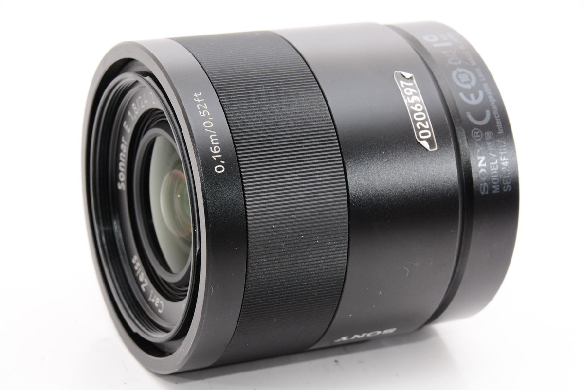 【外観特上級】ソニー SONY 単焦点レンズ Sonnar T* 24mm F1.8 ZA ソニー Eマウント用 APS-C専用 SEL24F18Z